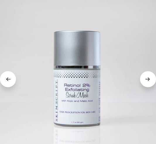 Retinol 2% exfoliating scrub/mask