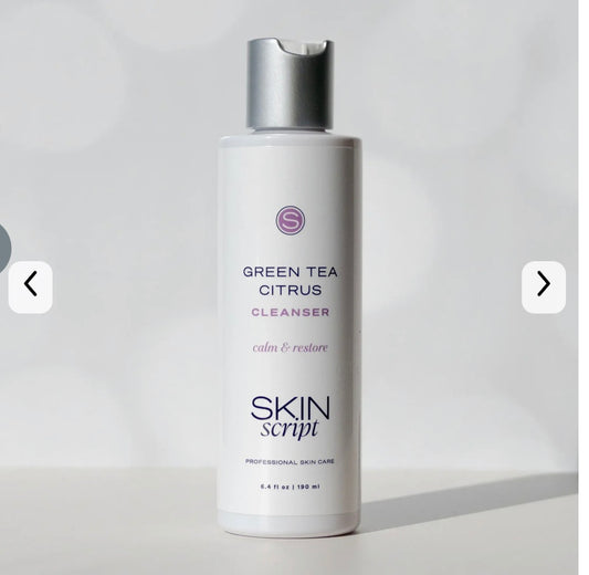 Green tea citrus cleanser